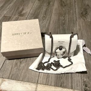 Jimmy Choo Mini Paris CCL Latte NWT never used